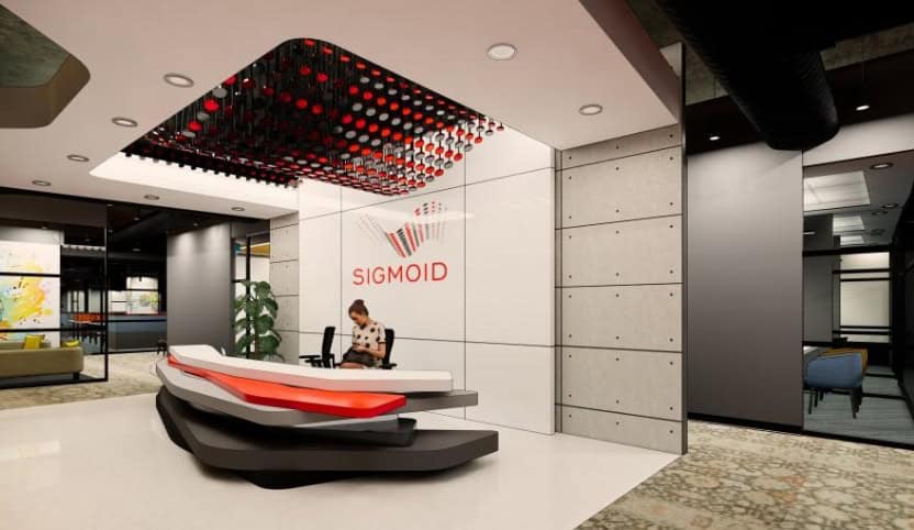 Sigmoid reception